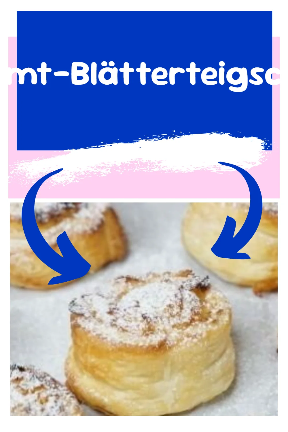 Apfel-Zimt-Blätterteigschnecken