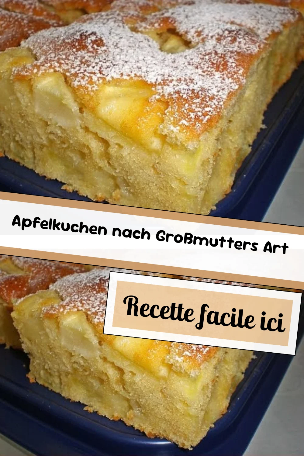 Apfelkuchen nach Großmutters Art