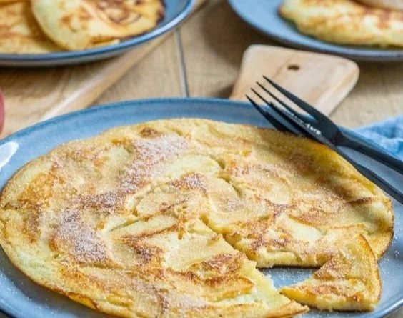 Omas köstliche Apfelpfannkuchen
