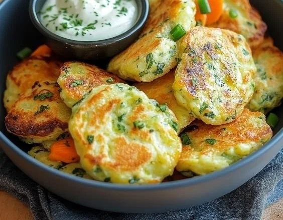 Gemüsepfannkuchen mit Kräuterdip: Ein Unglaubliches Ultimatives Rezept