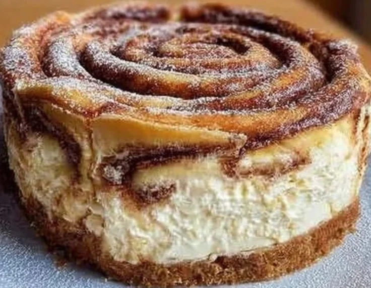Zimtschnecken Käsekuchen mit Frischkäse 