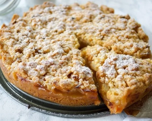 Omas Apfelkuchen mit Streusel (Apfelkrümel)