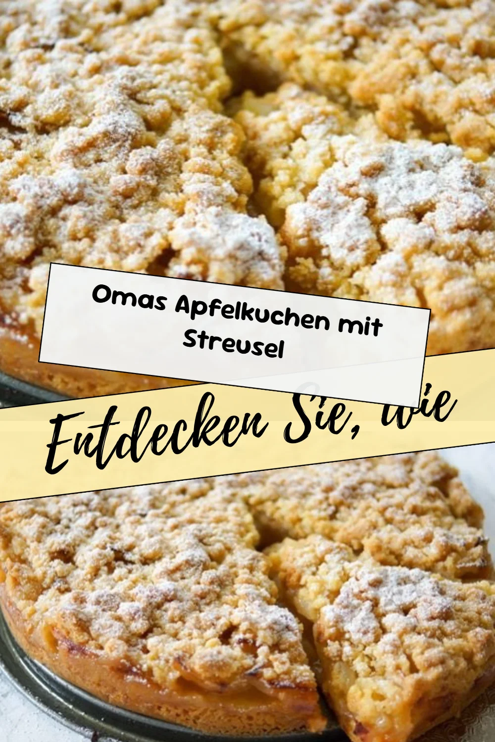 Omas Apfelkuchen mit Streusel