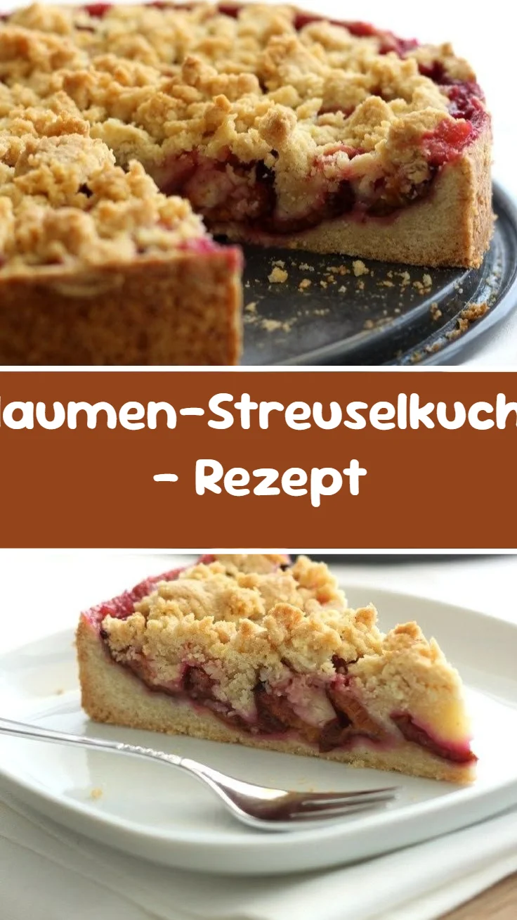 Pflaumen-Streuselkuchen – Rezept