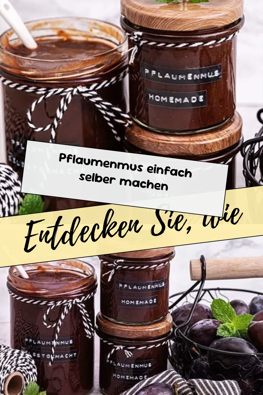 Pflaumenmus einfach selber machen