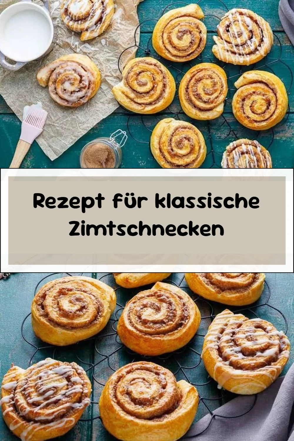 Rezept für klassische Zimtschnecken