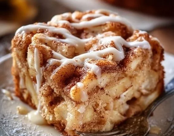 Saftiger Zimtschnecken Apfelkuchen