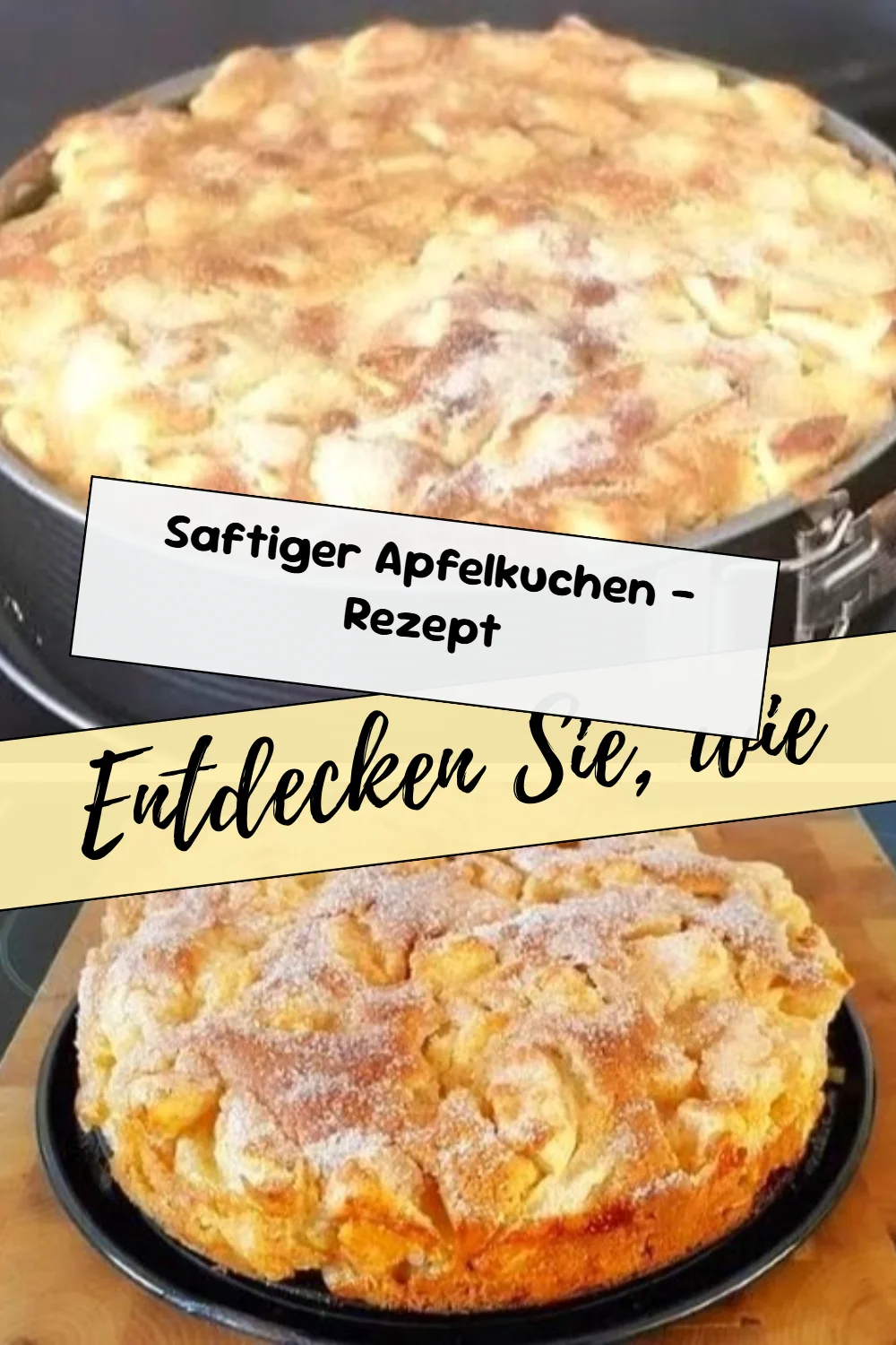 Saftiger Apfelkuchen - Rezept