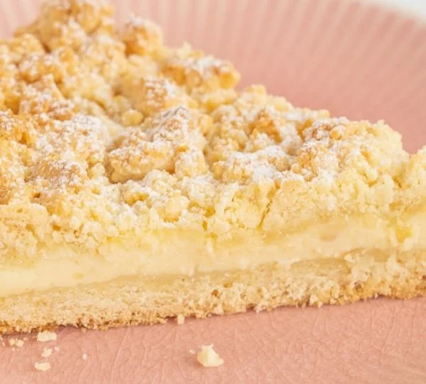 Streuselkuchen mit Pudding